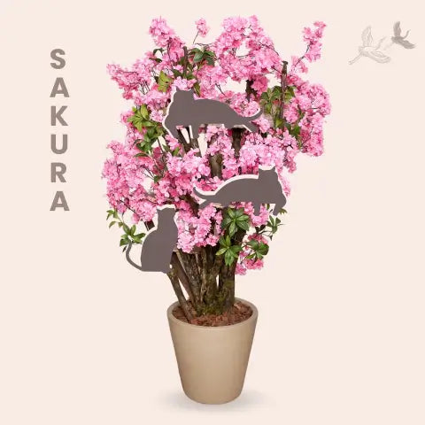 Sakura 1.60m Luxury Cat Tree – Japanese Cherry Blossom Cat Furniture