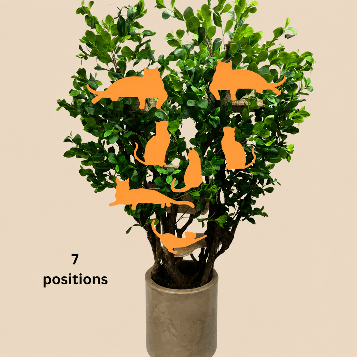 Supreme 2.20m Luxury Cat Tree – Large Natural Cat Tower for Multiple Cats